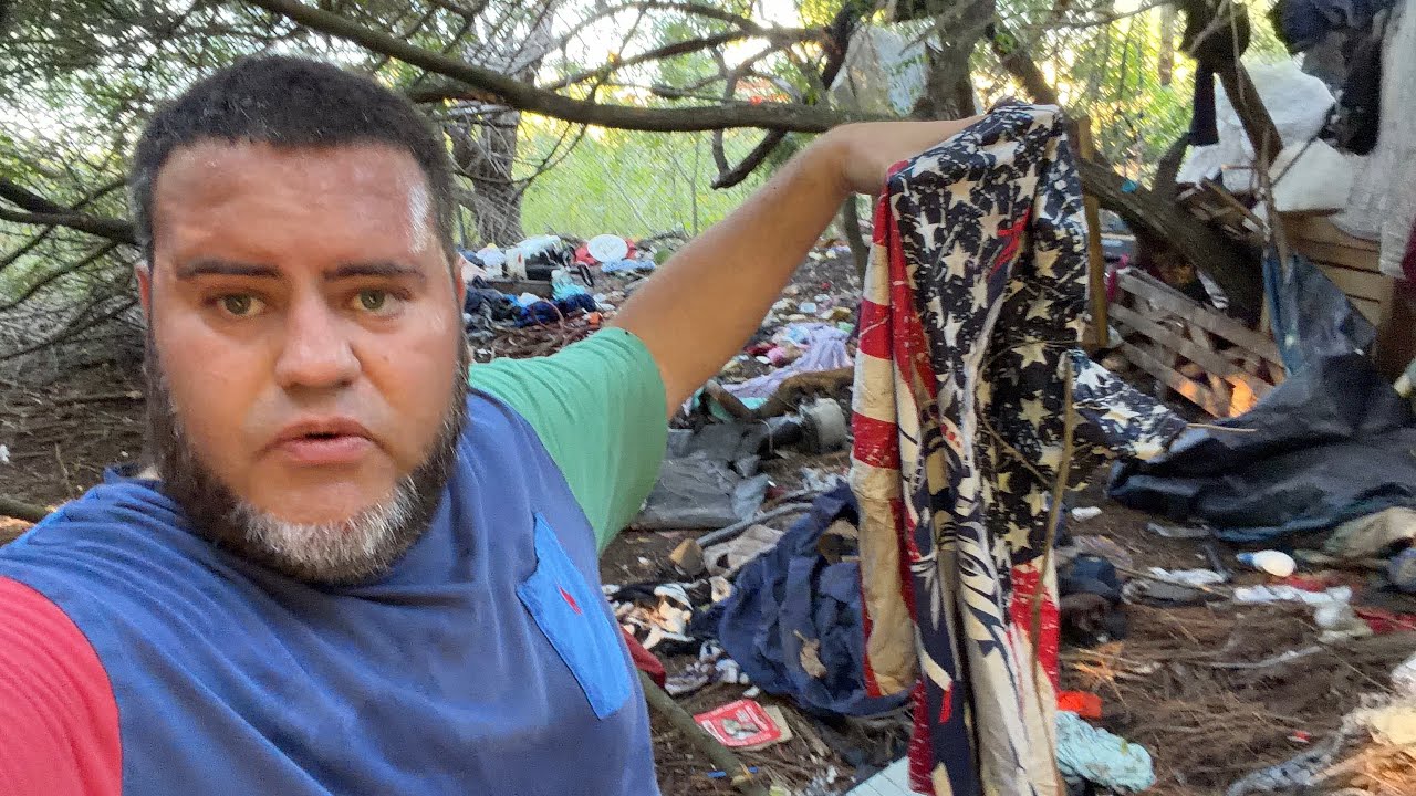 We Went Inside A Hidden Homeless “Compound” In Tampa! The Needle Junkie Fortress? 