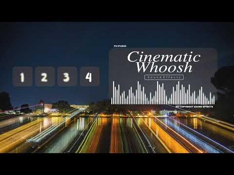 Cinematic Whoosh Futuristic Sound Effects | No Copyright | Whoosh HQ