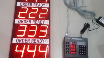 COSYCOM DIGITAL TOKEN DISPLAY SYSTEM