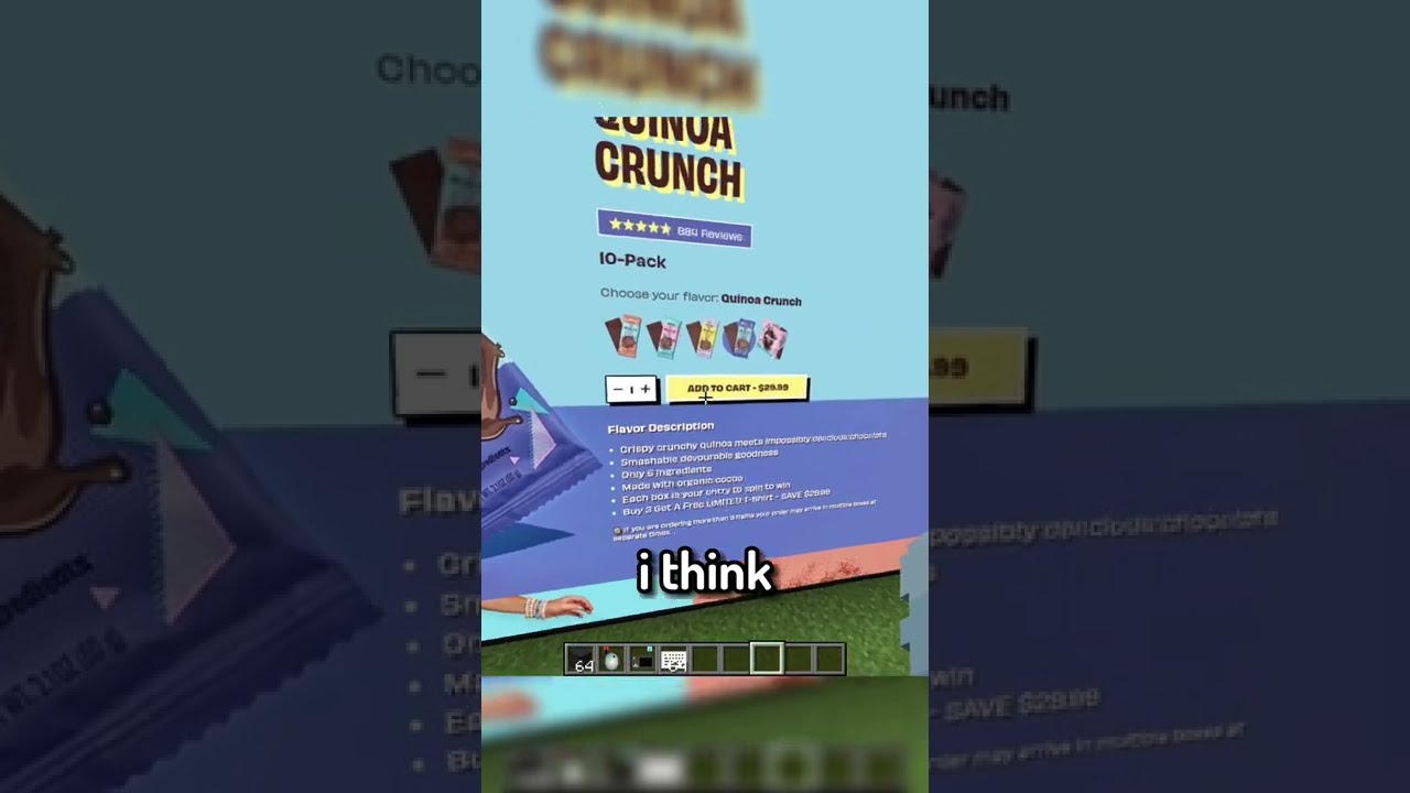 Как я заказал шоколад MrBeast с помощью Minecraft