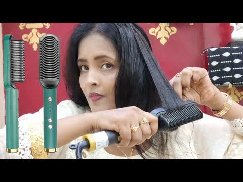 Hair Straightener Brush (Hair Straightener Comb) With PTC Technology| Hair Straightener Brush