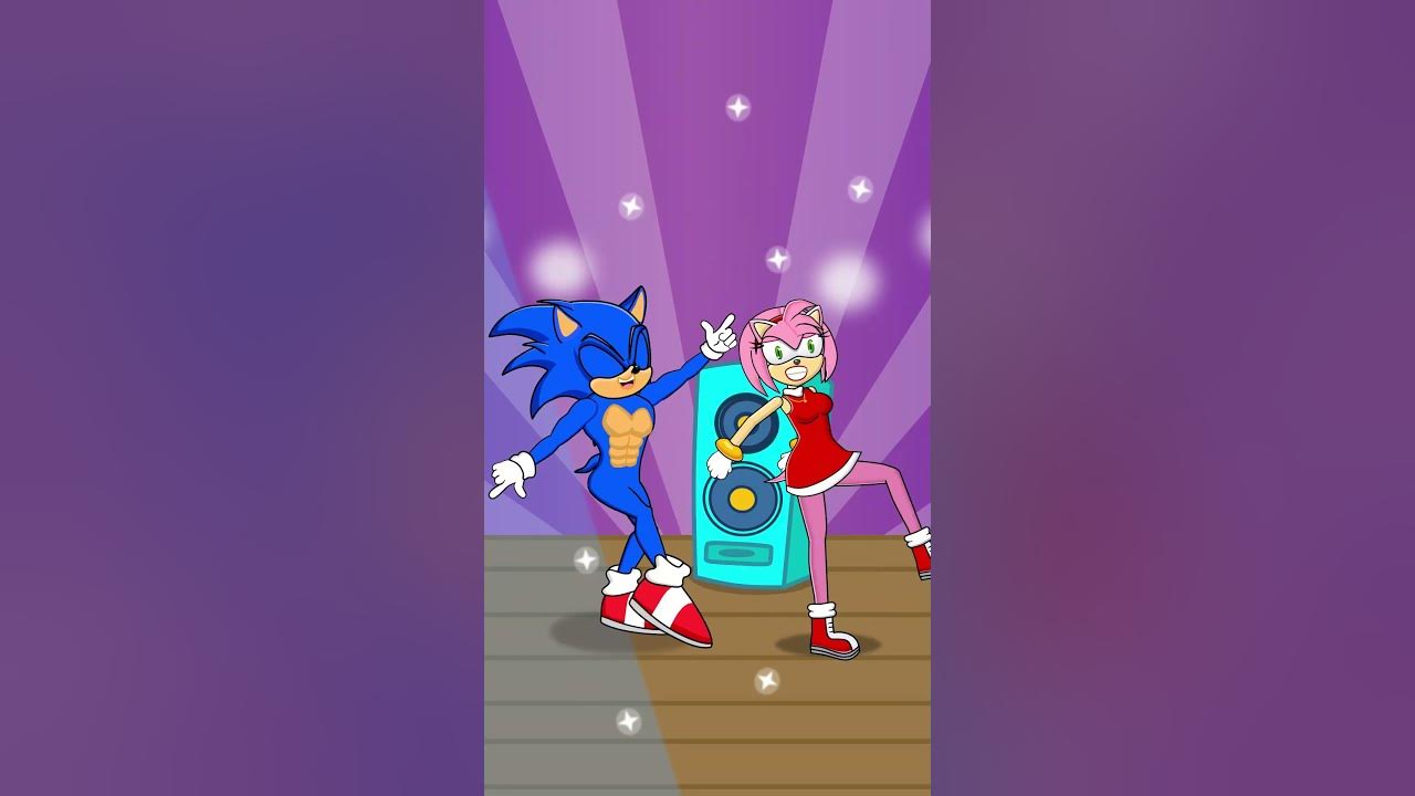 Sonic Funny Dance - Sonic And Amy Story #shorts #sonic #funny #dance #amy #trending