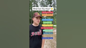 Thumbnail of What Do You Hear? 😳 #shorts
