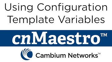 Using Configuration Template Variables