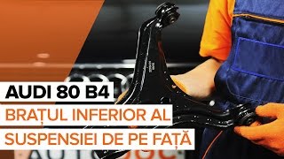 Cum schimb Braț de suspensie roată AUDI 90 (89, 89Q, 8A, B3) - tutoriale video