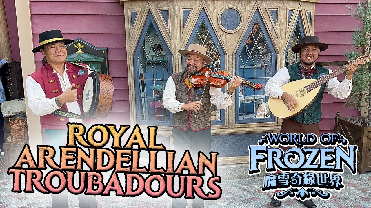 The Royal Arendellian Troubadours - World of Frozen, Hong Kong Disneyland