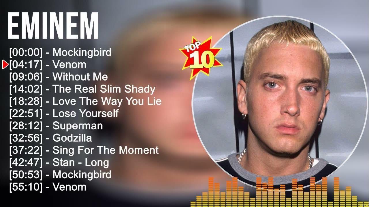 E m i n e m 2023 MIX Top 10 Best Songs Greatest Hits Full Album