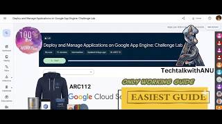 Deploy and Manage Applications on Google App Engine: Challenge Lab || ARC112