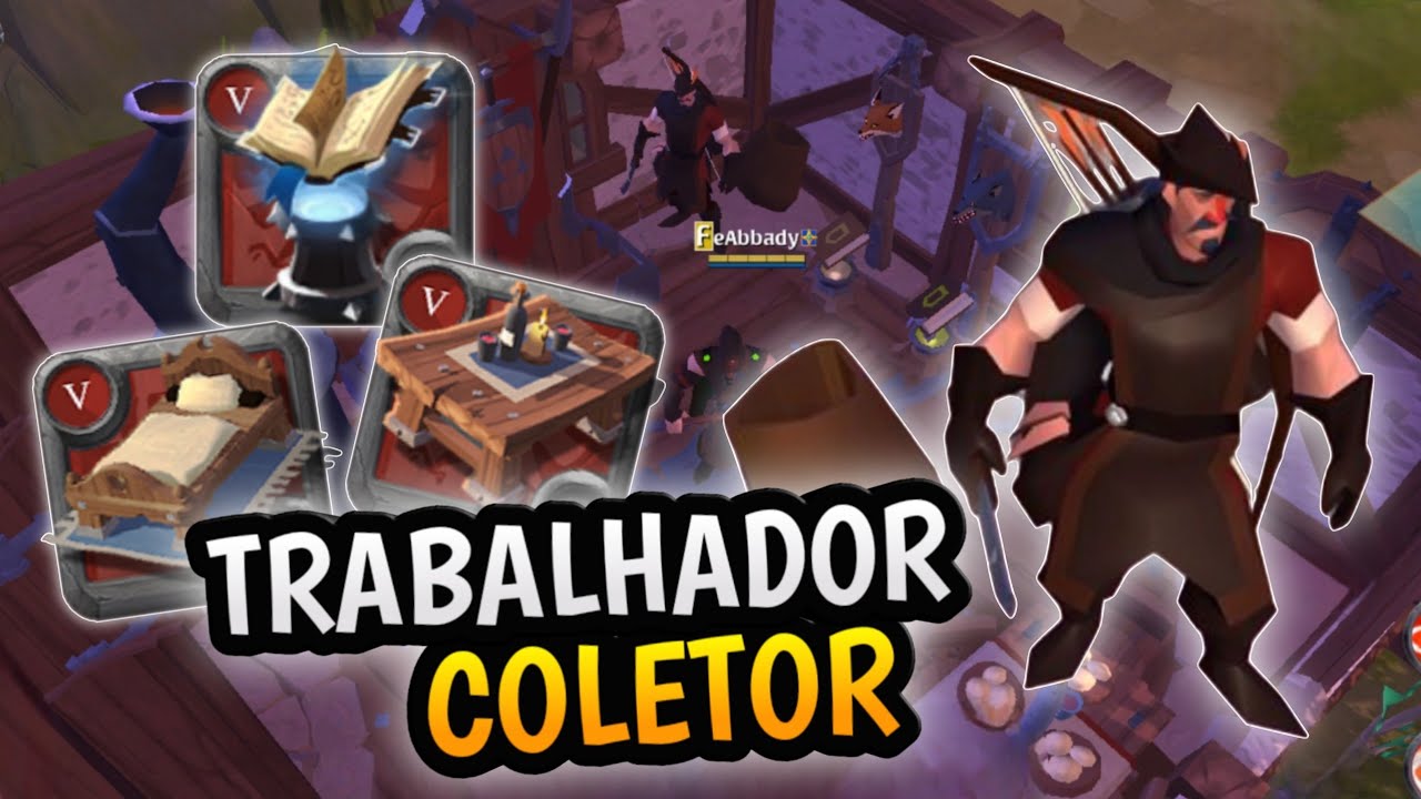 Coloquei um TRABALHADOR na MINHA ILHA do Albion Online