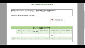 Comment calculer solde de tout compte CDD saisonnier ?