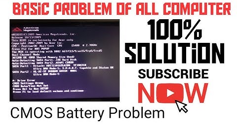 How To Fix F1 Error At Startup Of PC
