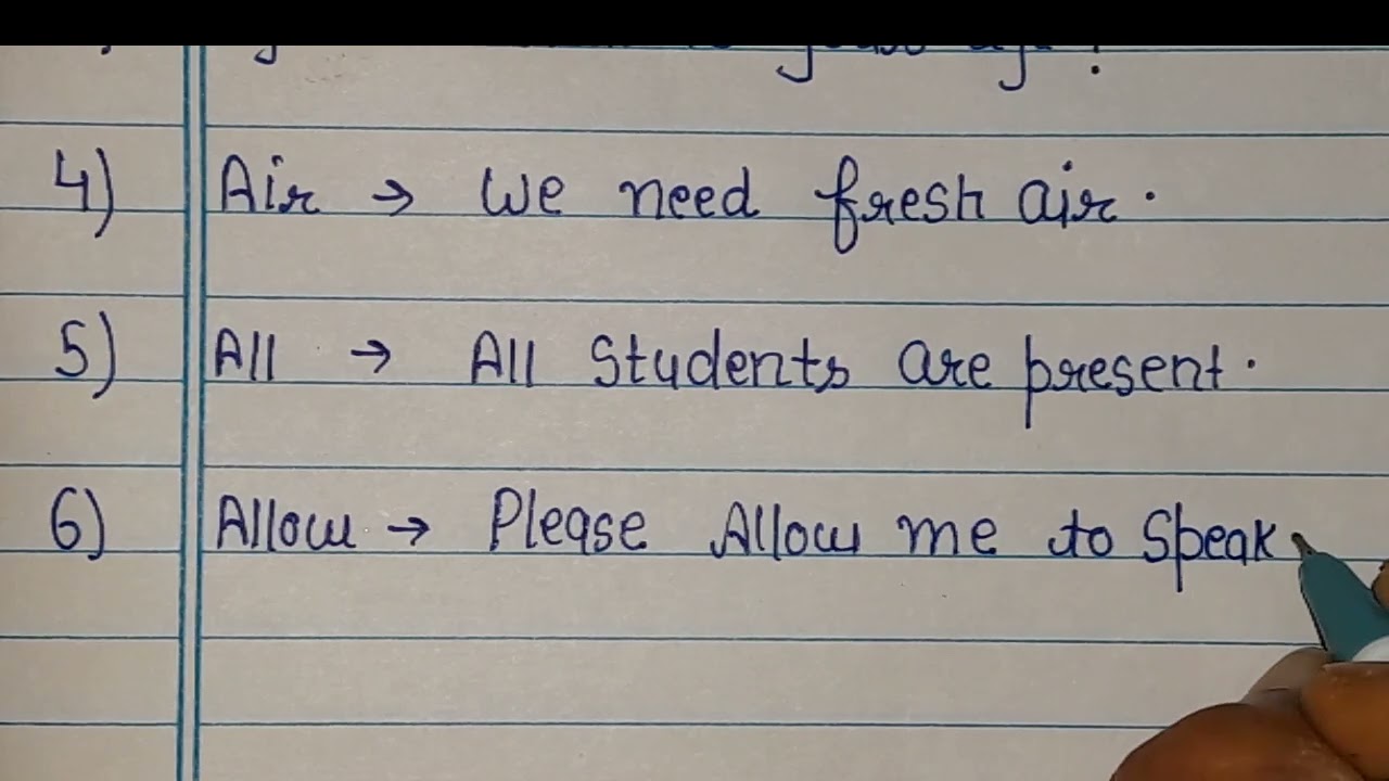 Make Easy English Sentences with A Words | Class 7, 8, 9 (  Part - 2 )