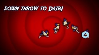 Falco Down Throw To Dair True Combo??