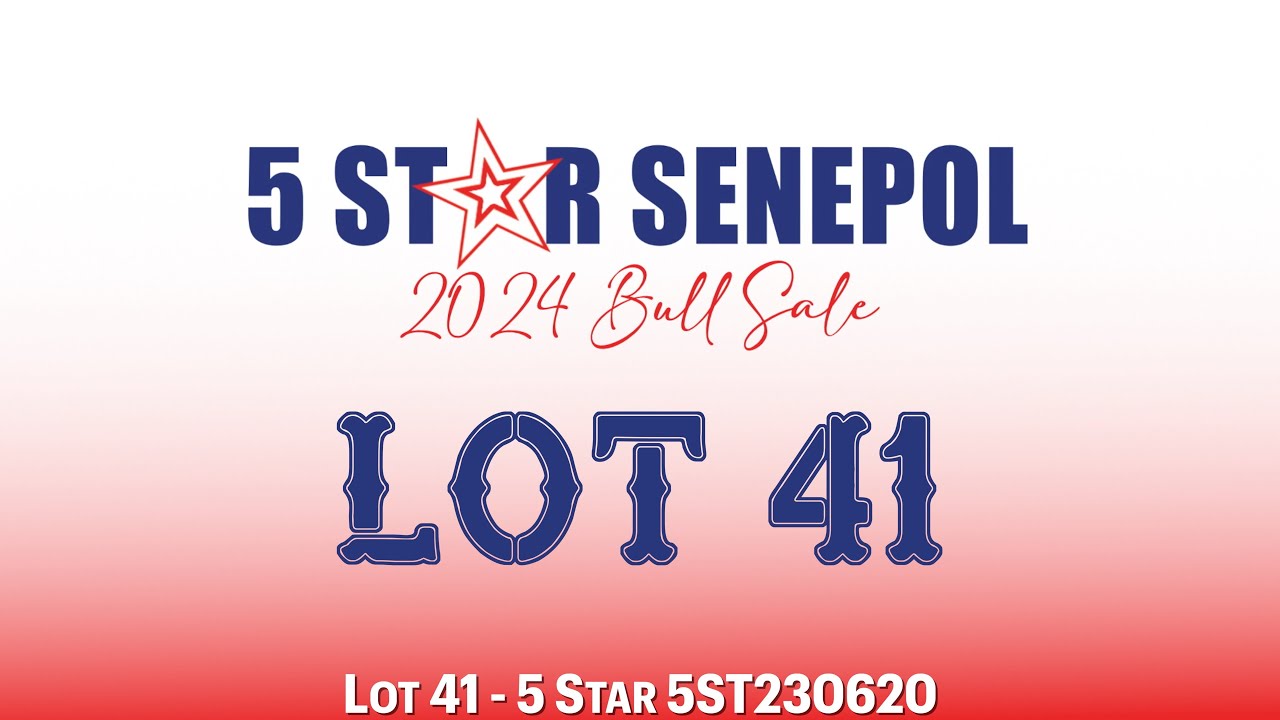 Lot 41 - 5 Star 5ST230620 - YouTube