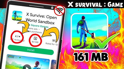 new survival game || x survival open world sandbox || new survival game like free fire