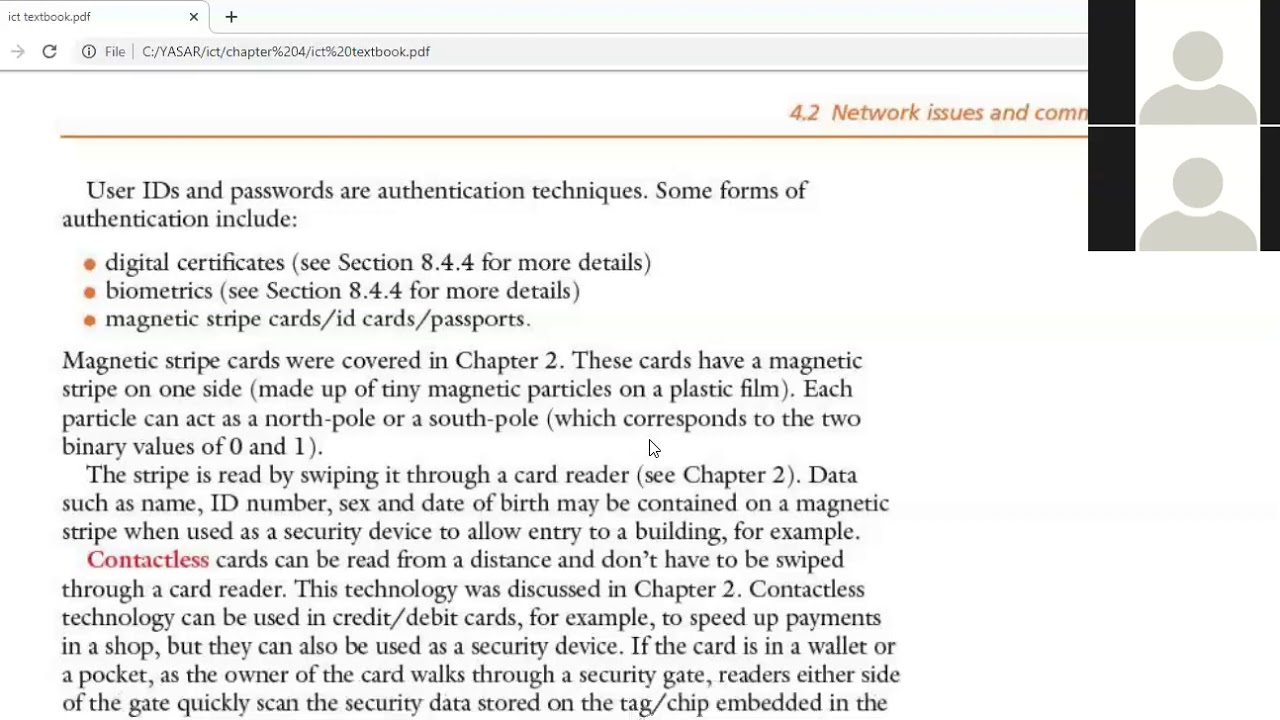 IGCSE ICT - Chapter 4 Network