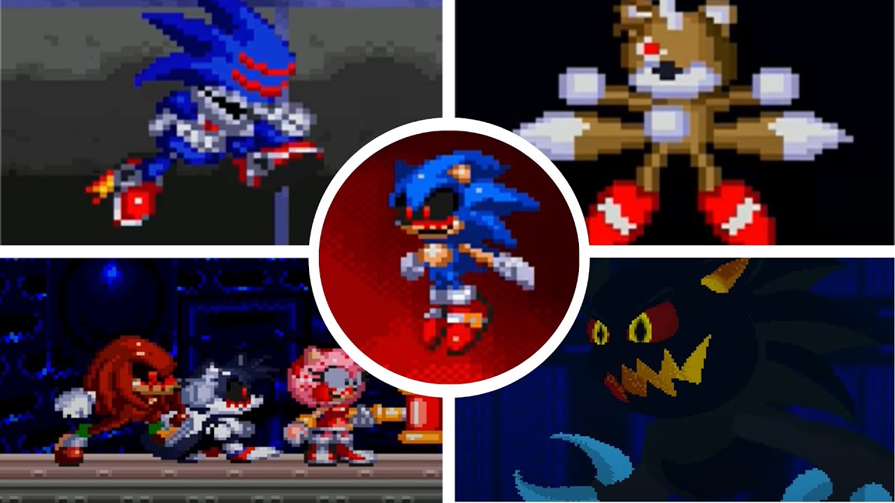 Sonic.exe The Spirits Of Hell Ronda 2 -Todos los Jefes