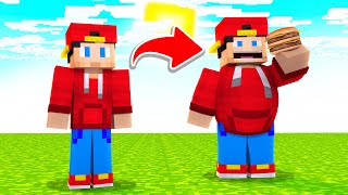 Minecraft but when you EAT you get FAT!!