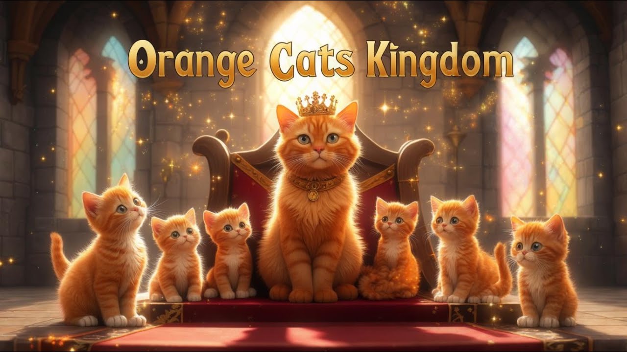 The Orange Cats Kingdom🐱👑 | A Magical Cat Adventure