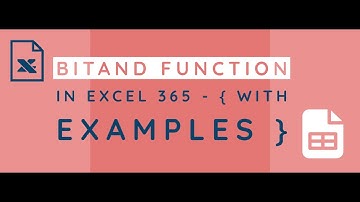 How to Use BITAND Function in Excel 365? GEEK EXCEL!!