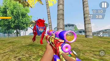 Angry Gorilla Dino Hunt Games _ Android Gameplay #2