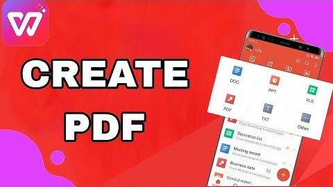 Hoe maak je een PDF in de WPS Office-app?
