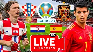 Croatia 3 vs 5 Spain Live Euro 2020 Watchalong