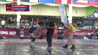 Round 5 WW - 57 kg: A. VALDEZ OBAND (GUA) v. B. ROJAS CHAVEZ (MEX)