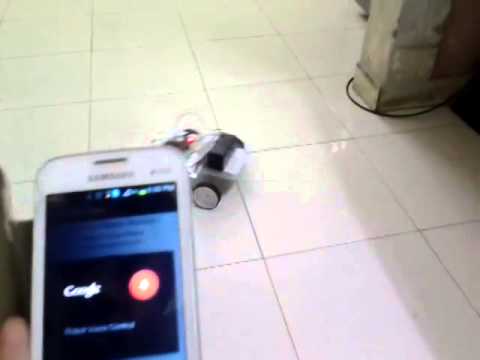 A Voice Controlled Wireless Robot Using Android over bluetooth - YouTube