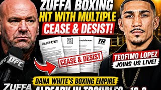 🚨 TEOFIMO LOPEZ LIVE! ZUFFA BOXING Facing Multiple Cease & Desist Letters