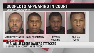 Four suspects expected to appear in court Monday for brutal attack of W.E. Willis store owners