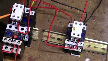 How to INTERLOCK contactors in a forward -reverse motor control circuit.