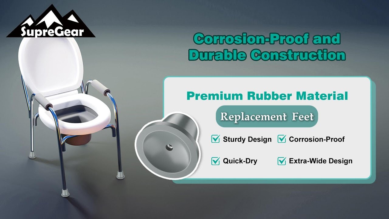 ✨ SupreGear Replacement Feet for Shower Chair – Safe & Secure! ✨