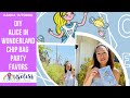 Alice In Wonderland Custom Party Favors | Canva Chip Bag Tutorial | The Useless Crafter