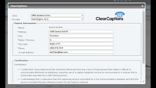 Counselear-Clearcaptions Integration Overview
