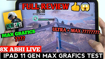 PUBG NEW STATE - iPad 11 Generation Gameplay Test , performance, Graphics, Heating, Battery