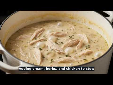 Hearty Homestyle Chicken and Dumplings recipe video thumbnail