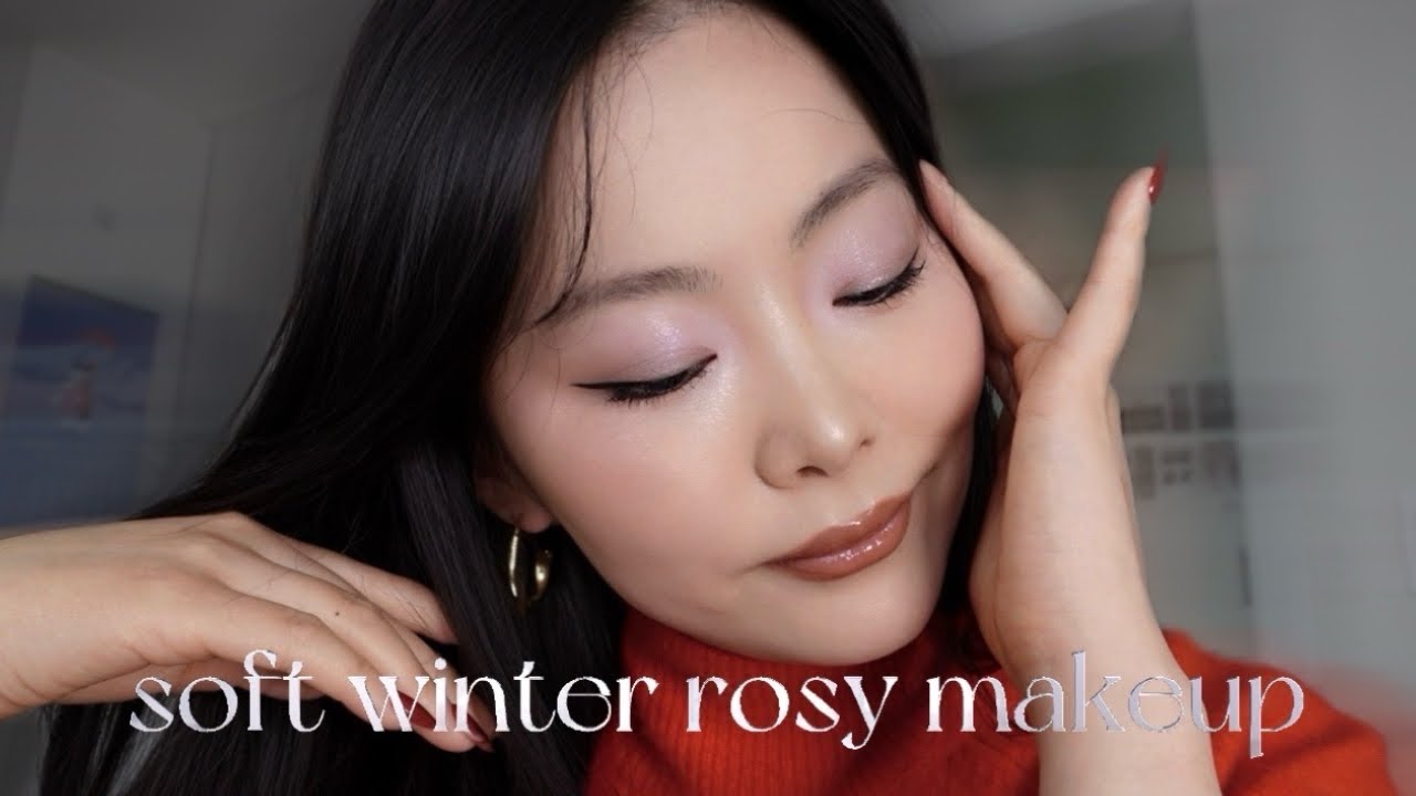 soft winter rosy makeup ❄️ featuring K-BEAUTY