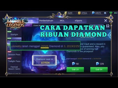 FREE DIAMOND EPIC SPESIAL SKIN Dan BORDER di Event DIAMOND VAULT @ZeemiraPutri