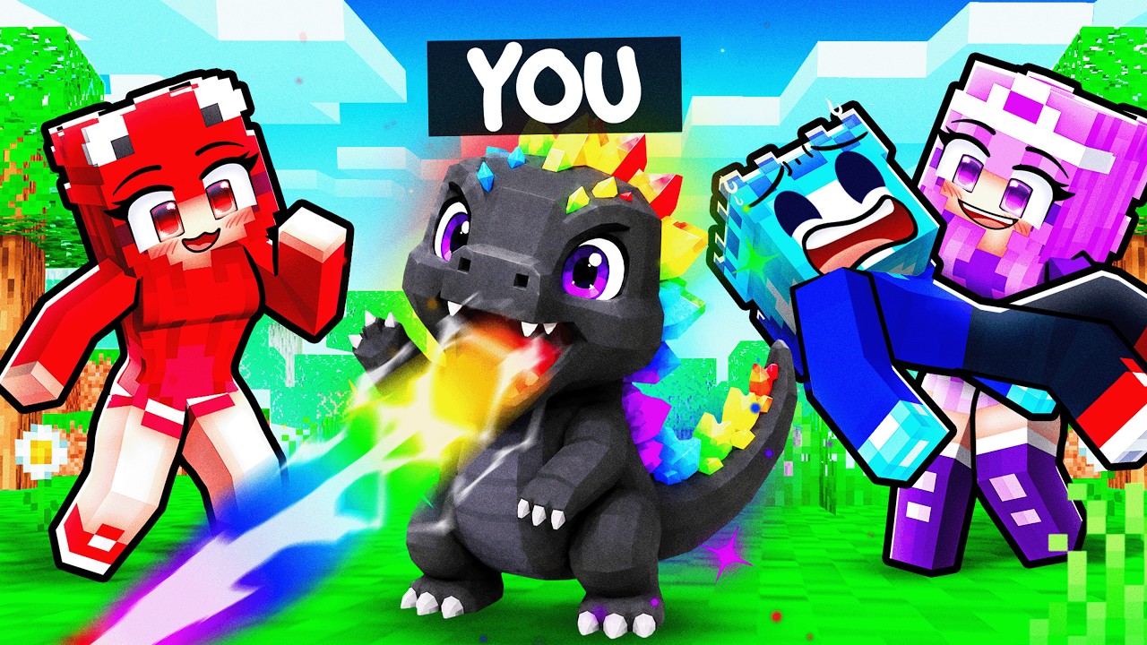 YOU Became OP BABY GODZILLA in Minecraft!