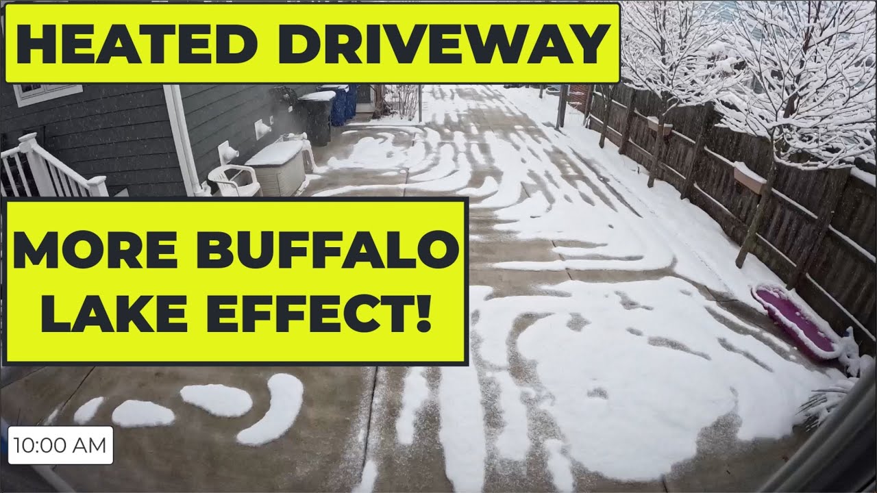 Heated Driveway vs ANOTHER Buffalo Lake Effect Snow Storm // December ...