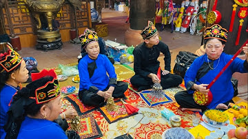 Hát then rất hay, đi chợ, lễ chuộc hồn, giải hạn, đền Cốc Lâm. Then Hồng, Mới. P6