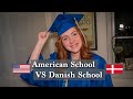 American School vs. Danish School - Maya and Villads talk differences between the two