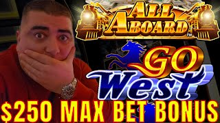 $250 Max Bet BONUS On All Aboard Slot Machine screenshot 4