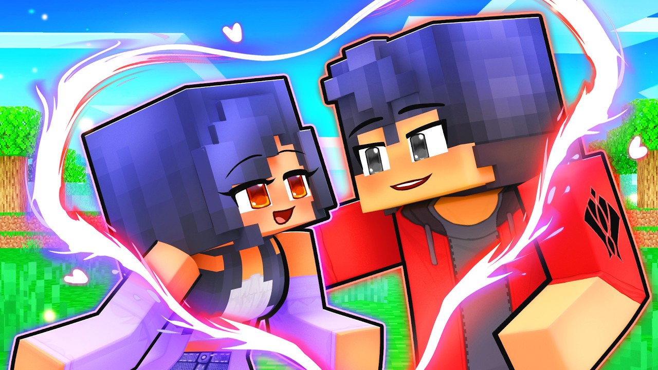 MERGING with my CRUSH in Minecraft!