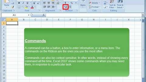 BSBITU304A Section 1: Tour of MS Excel 2007