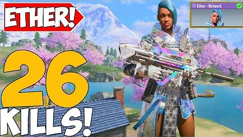 *NEW* EPIC ETHER - NETWORK GAMEPLAY IN CALL OF DUTY MOBILE BATTLE ROYALE! SOLO VS SQUAD!