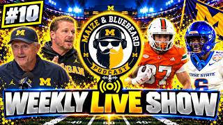 Michigan Football LIVE! Transfer Portal Additions, Whittingham/Beck Pressers, Penn State & MORE!