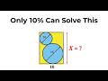 Can You Find X? (Geometry Puzzle)