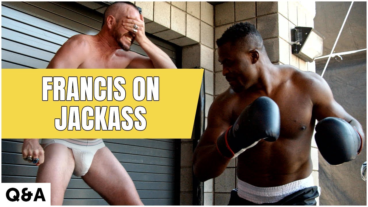 Francis Ngannou Destroys "Jackass" With A Nutshot!